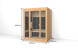 Ember 3 Person Low EMF Infrared Sauna