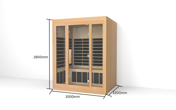 Ember 3 Person Low EMF Infrared Sauna