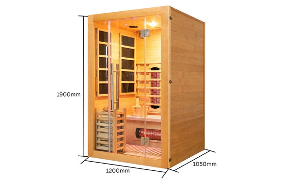 Apex 1-2 Person Steam & Infrared Sauna