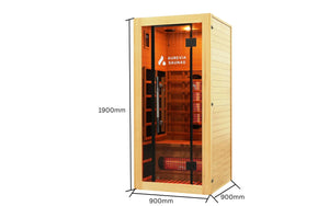 EmberPro Single Low EMF Infrared & Full spectrum heater Sauna