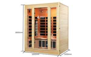 Ember 3 Person Low EMF Infrared Sauna