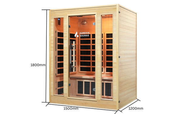Ember 3 Person Low EMF Infrared Sauna
