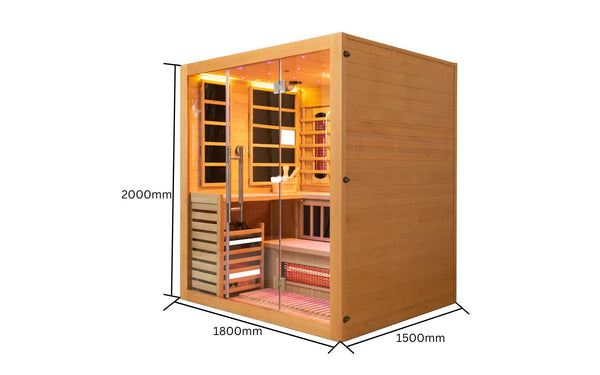 Apex 4-5 Person Steam & Infrared Sauna