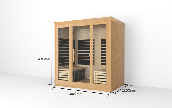 Ember 4 Person Low EMF Infrared Sauna