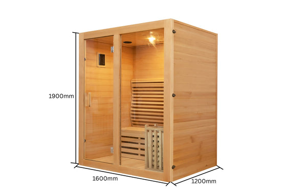 Nimbus 3 Person Traditional Steam Sauna