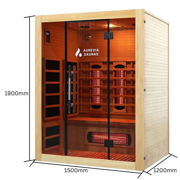 EmberPro 3 Person Low EMF Infrared & Full spectrum heater Sauna