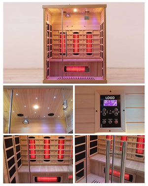 EmberPro 3 Person Low EMF Infrared & Full spectrum heater Sauna