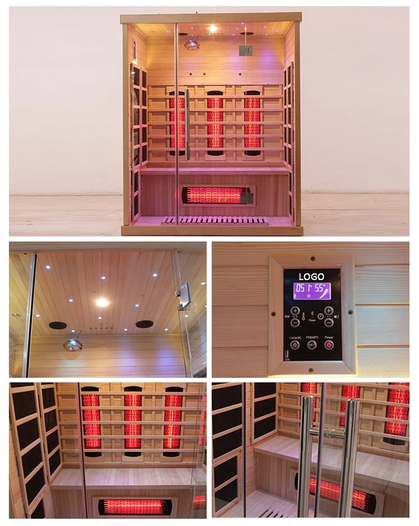 EmberPro 3 Person Low EMF Infrared & Full spectrum heater Sauna