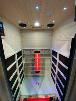 EmberPro Single Low EMF Infrared & Full spectrum heater Sauna