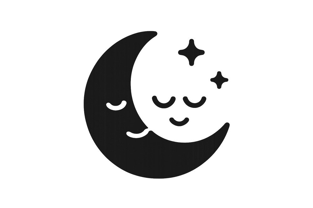 better sleep black icon