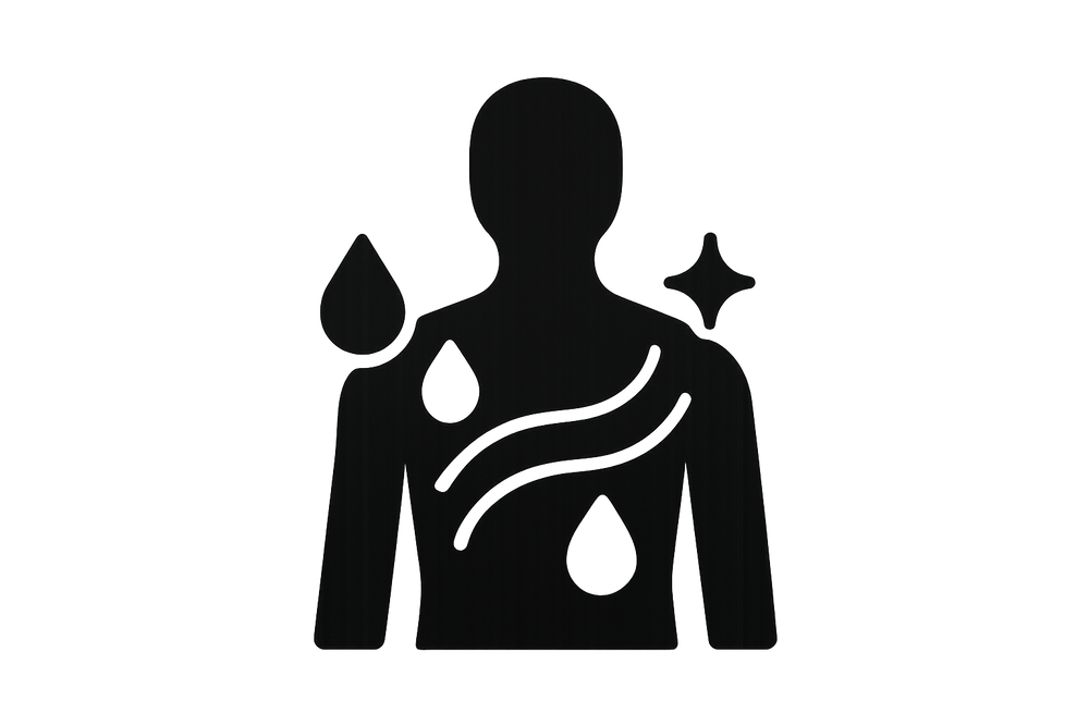 body detox black icon