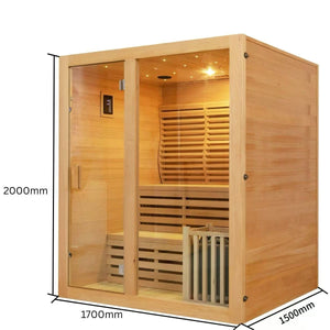 Nimbus 4 Person Traditional Steam Sauna