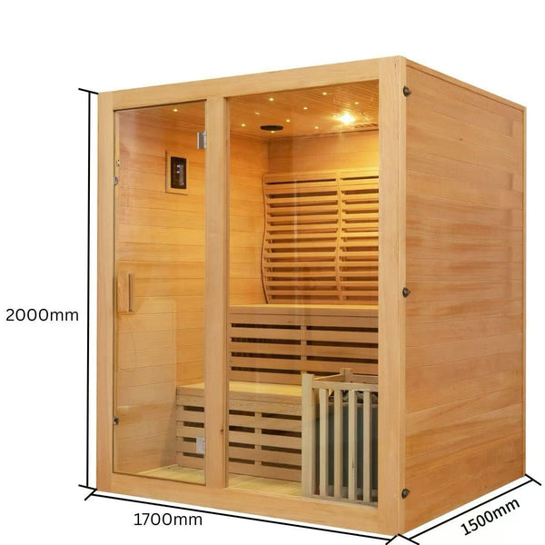 Nimbus 4 Person Traditional Steam Sauna
