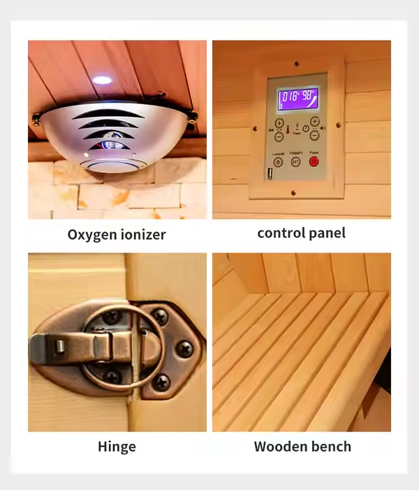 EmberPro 4 Person Low EMF Infrared & Full spectrum heater Sauna